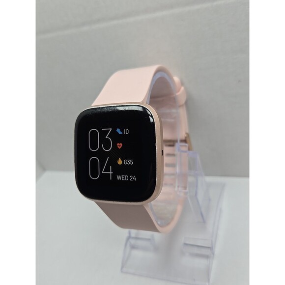 Fitbit Versa 2 Smartwatch Pink 40mm Alexa WR50M Always On Display No Charger - Picture 2 of 10